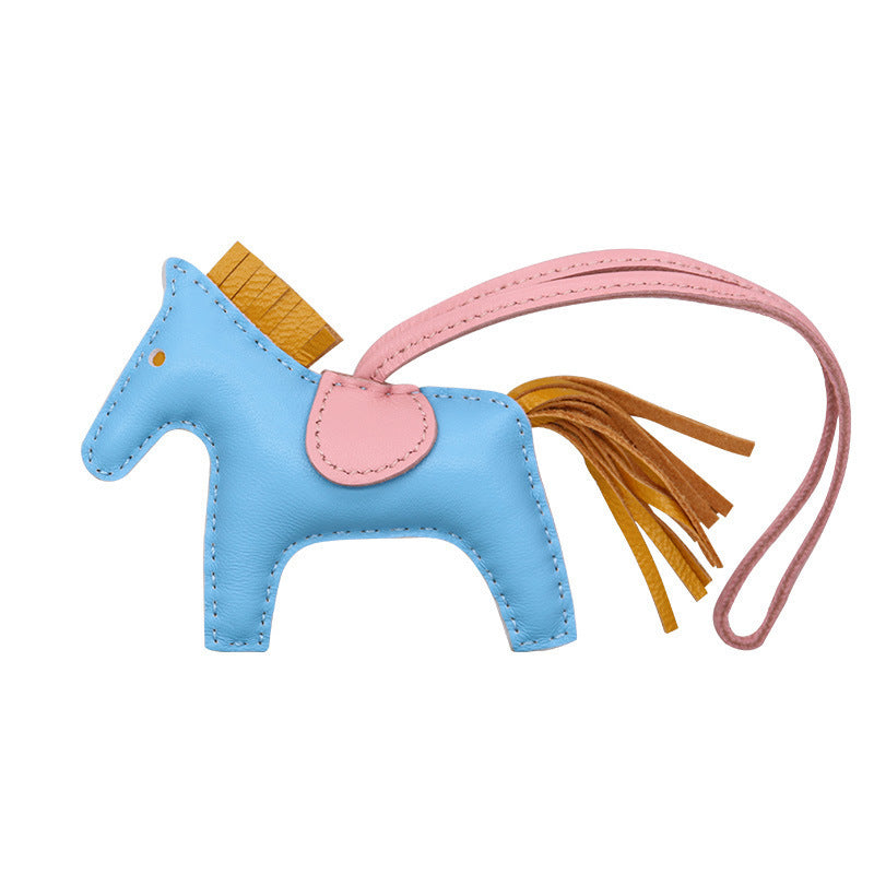 
                      
                        Craftsmanship Leather Tassel Pony Handbag Pendant Charm
                      
                    