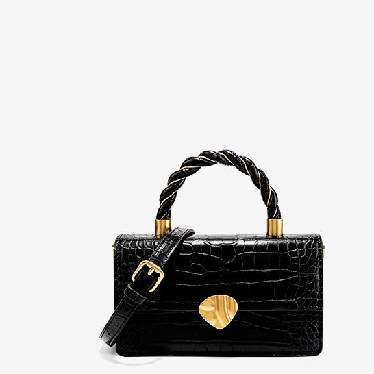 crocodile pattern handbag
