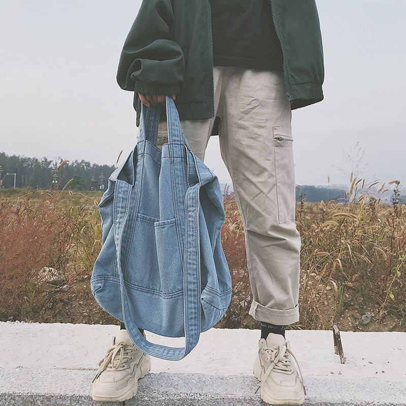 
                      
                        Denim Tote Bag
                      
                    