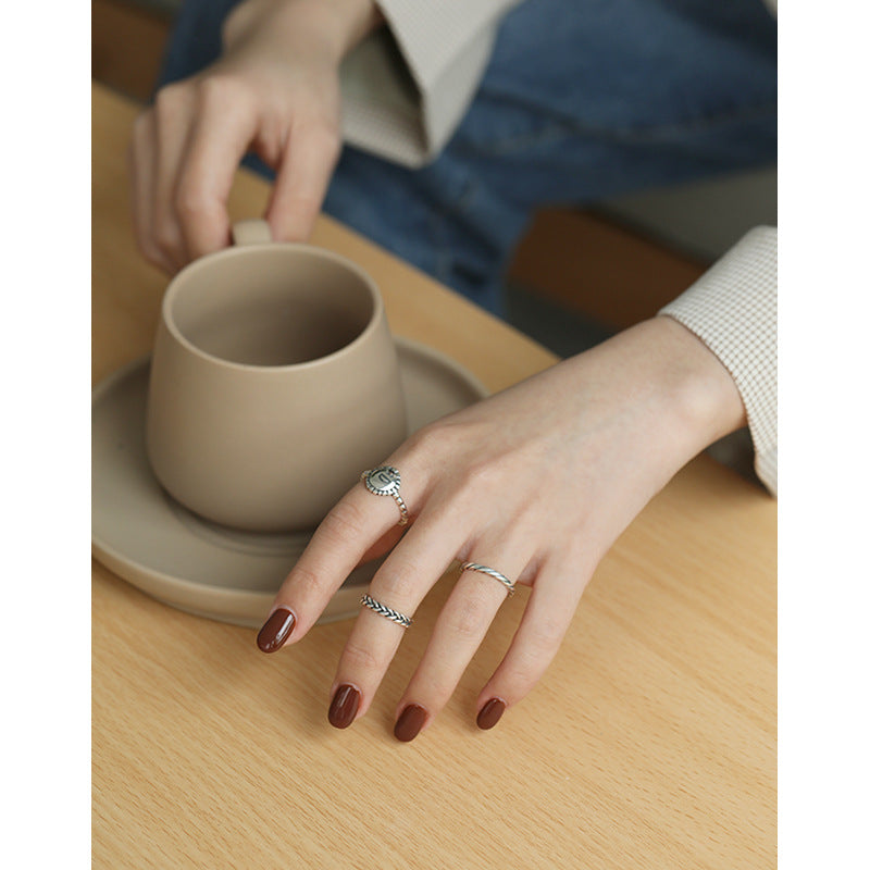 
                      
                        Vintage Twist Adjustable Ring
                      
                    