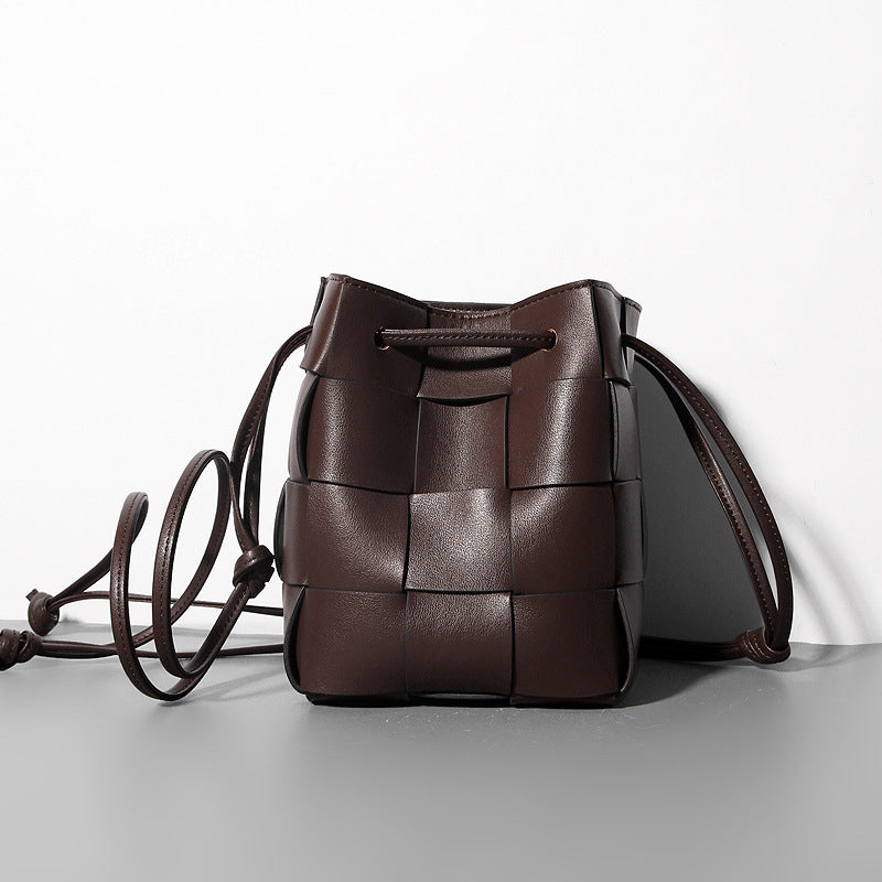 Leather Bucket Bag