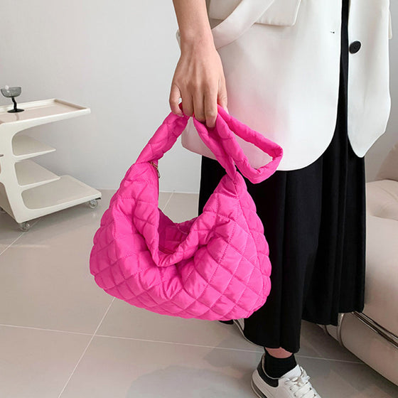 Rhombus Stitching Design Crossbody Bag