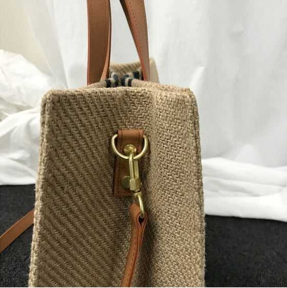 Unique burlap tote bags