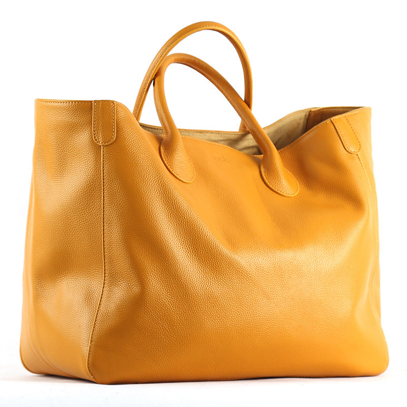 leather hand tote bag