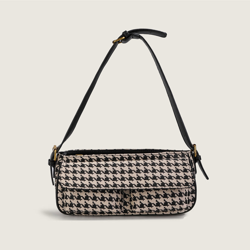 
                      
                        Retro Houndstooth Fashion Messenger Shoulder Bag
                      
                    