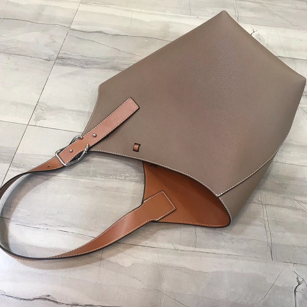 
                      
                        Bucket bag all - match soft leather female bag
                      
                    