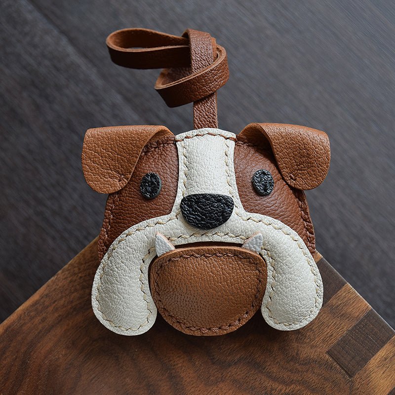 Bull Dog Car Key Bag Pendant