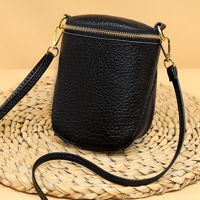 
                      
                        Leather Mobile Phone Bag: Korean Style Shell Bags
                      
                    