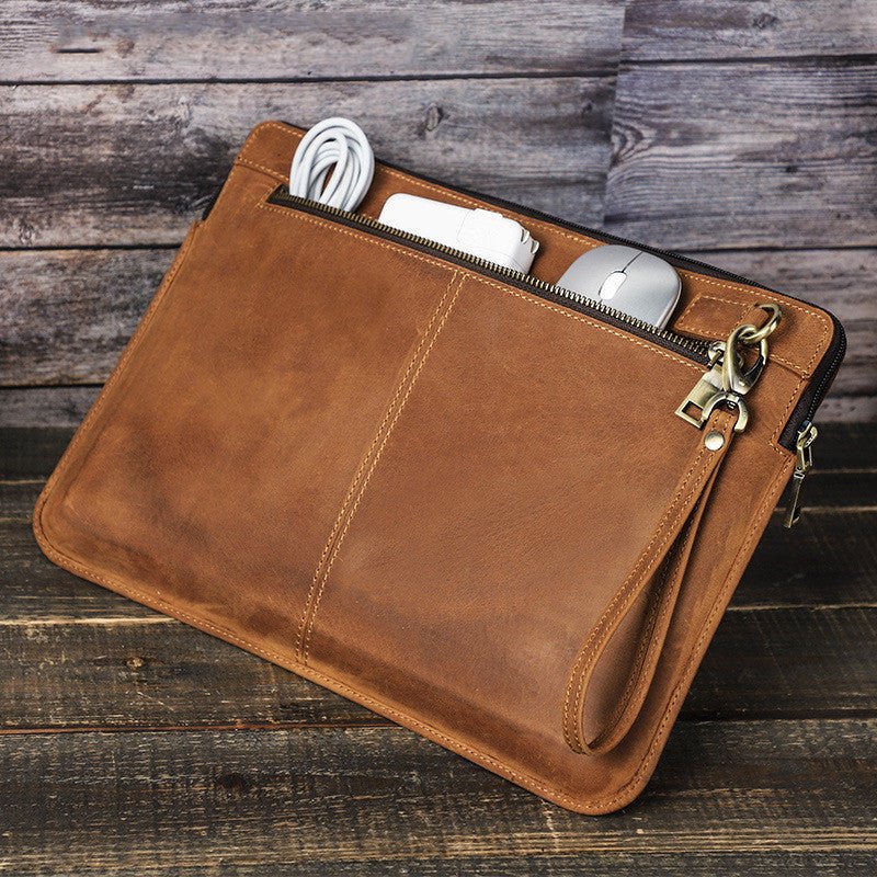 Crazy Horse Leather Notebook Case