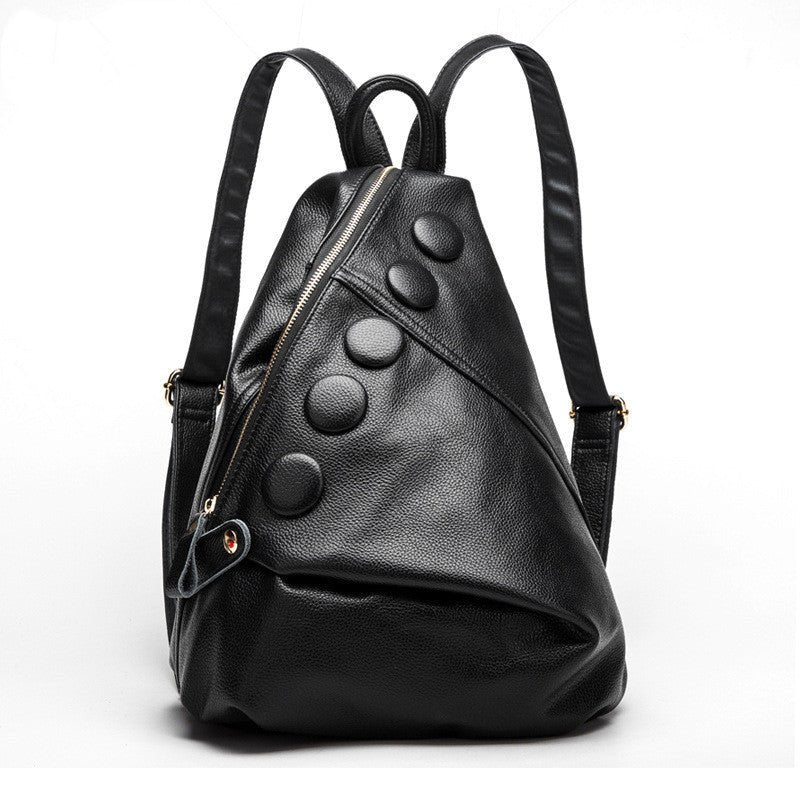 
                      
                        Litchi Textured Leather Backpack
                      
                    