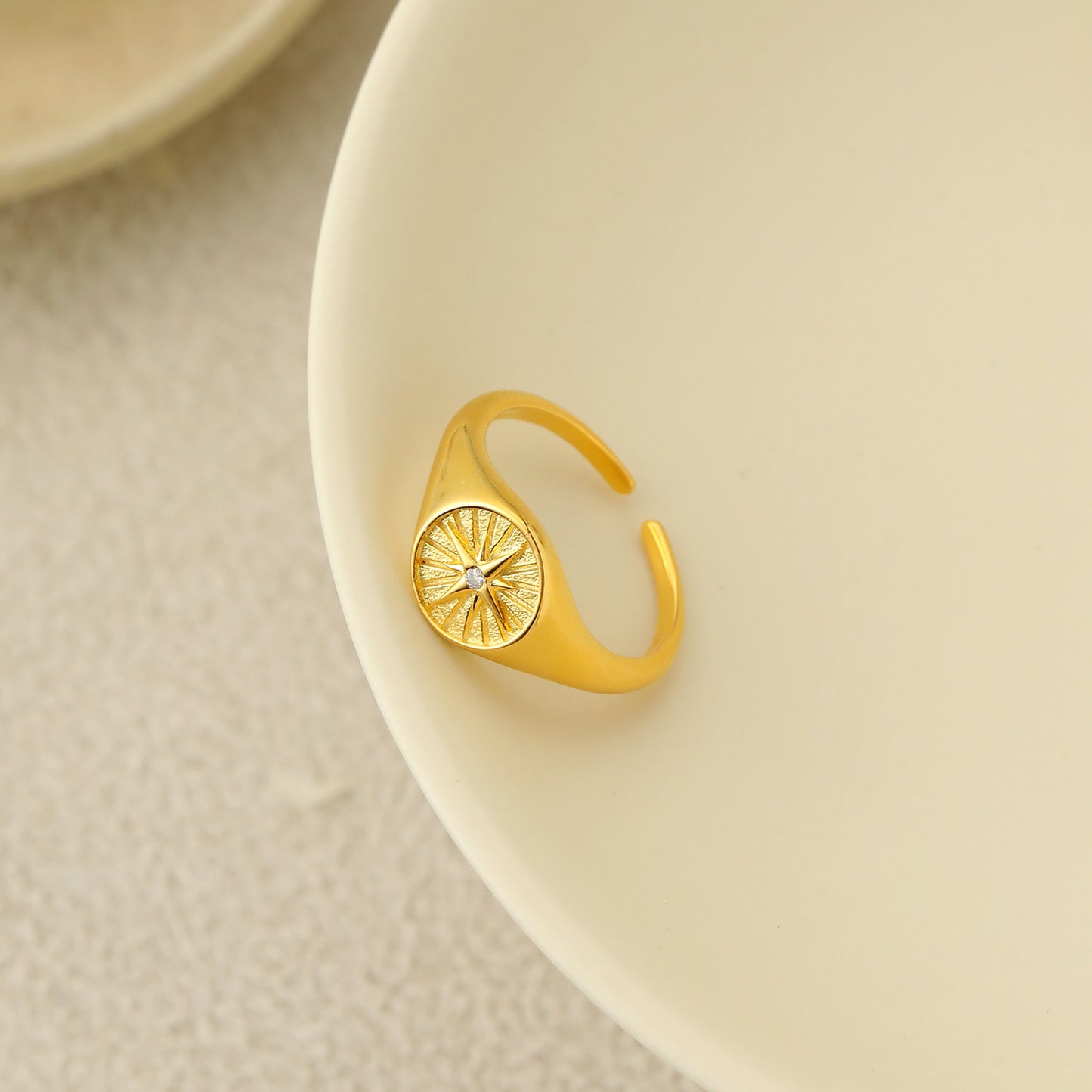 Sun Shine Adjustable Ring