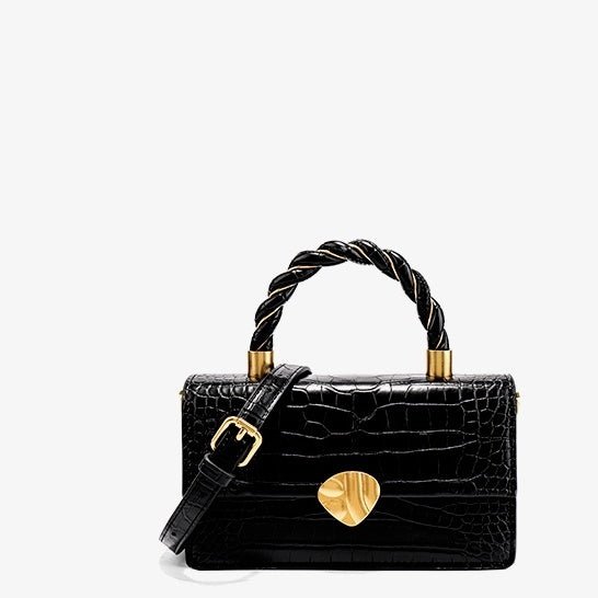 Women's Crocodile Pattern Leather Handbag